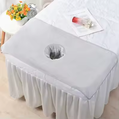 Housse/Serviette épaisse (80 x 40 cm) avec ouverture faciale