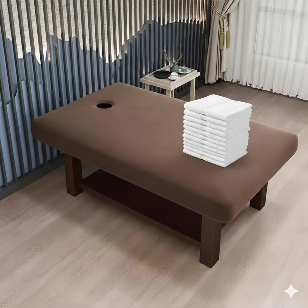 Serviette Mains 30*30 cm - Qualité Hôtel Spa - Pack de 12 Unités